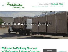 Tablet Screenshot of parkwayservices.net